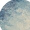 Homeroots 5 ft. Round Light Blue & Ivory Abstract Sky Area Rug 385370 - alternate 5